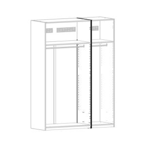 TILBYGNINGSSKILLEVÆG - KLÆDESKAB