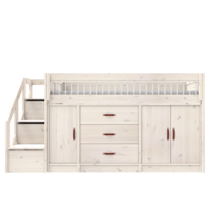 MELLEMHØJ SENG - ALL-IN-ONE / STD. LAMELBUND