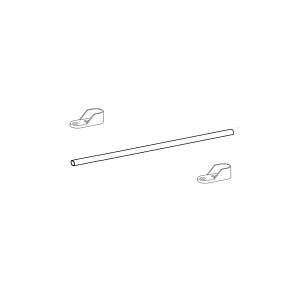 BØJLESTANG METAL INKL. HOLDER