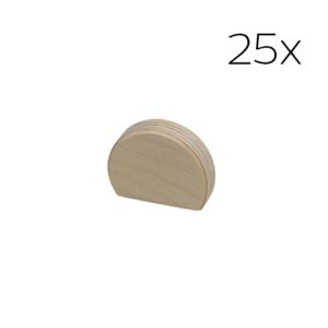 25 X TRÆGREB "SMILE" (NATURLAK)