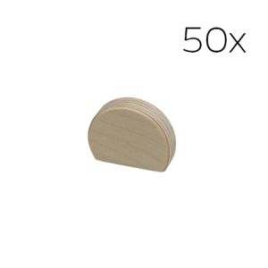 50 X TRÆGREB "SMILE" (NATURLAK)