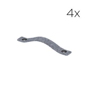 4 X GREB "SOFT GREY"